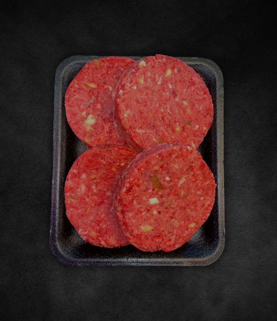 Svizzere/Hamburger Ai Funghi di Corte Preziosa, con ingredienti freschi e senza aromi artificiali.
